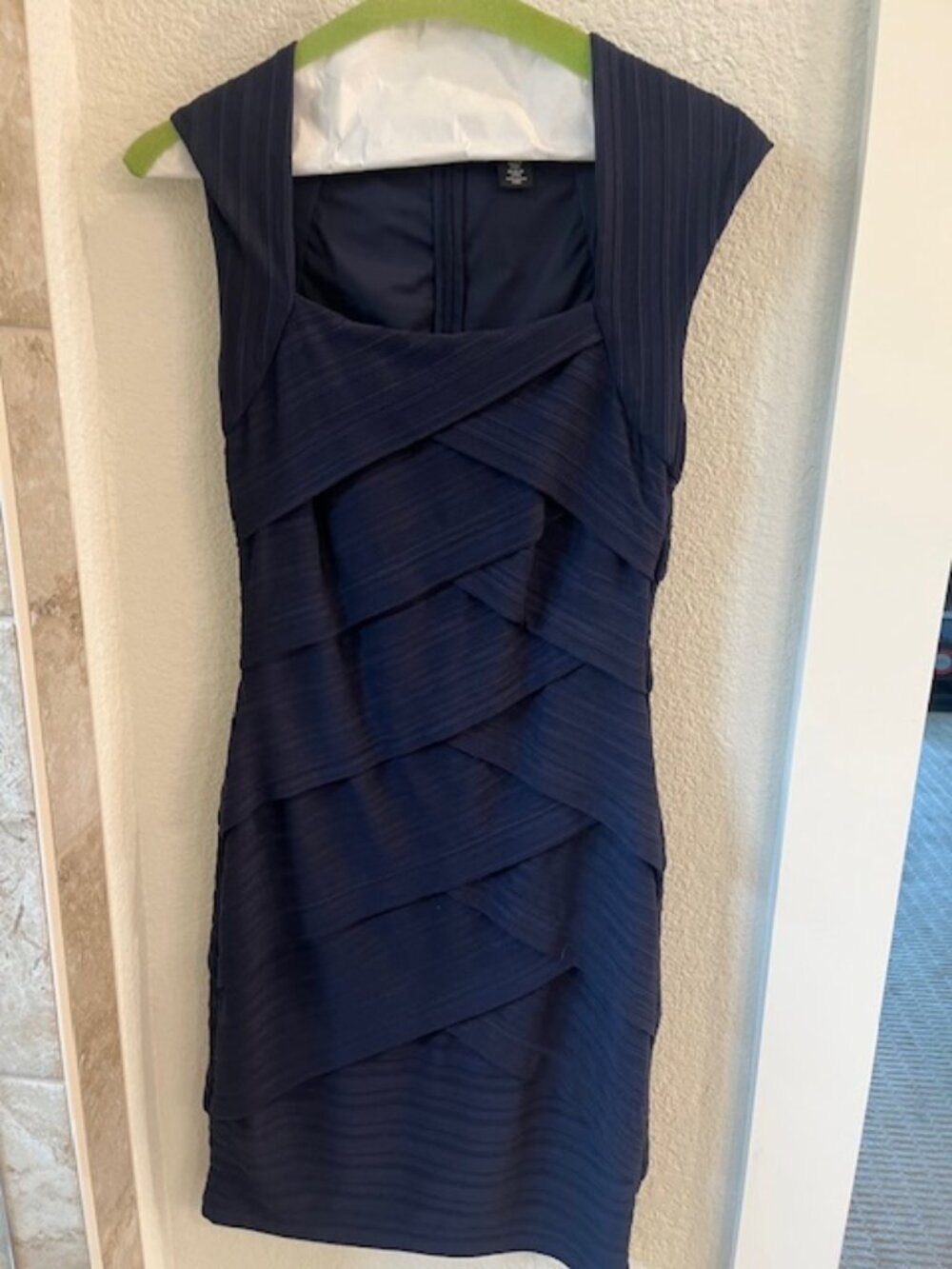 White House Black Market Dress Navy Small